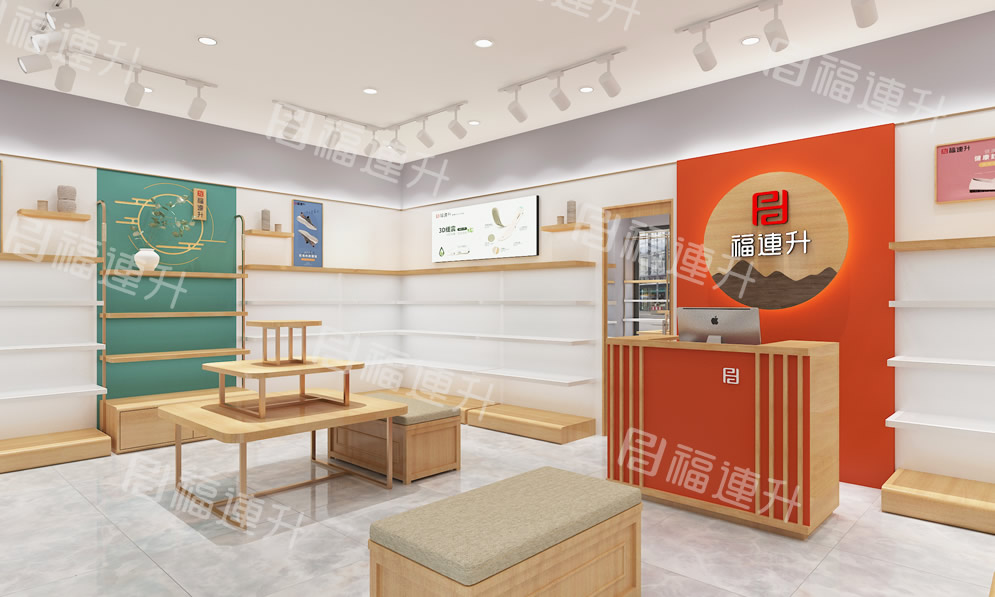 福連升健康舒適休閑鞋、老北京布鞋店面效果圖4