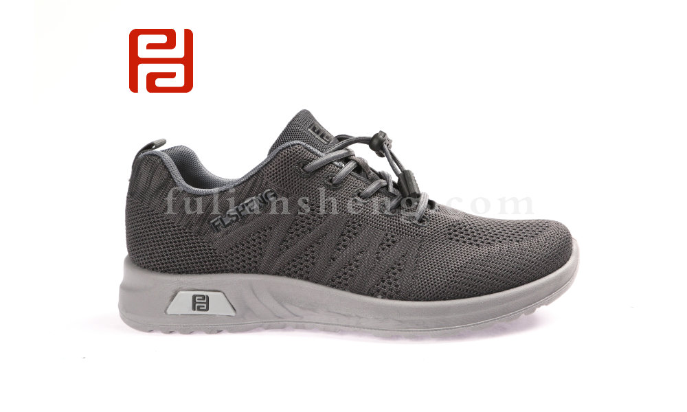 福連升春款中年男士飛織透氣運動男士健步鞋圖片