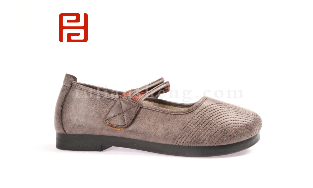 福連升2020春季輕便透氣防滑免洗淺口女單鞋媽媽鞋圖片