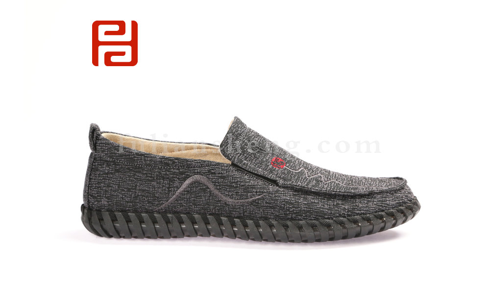 福連升2020春休閑透氣布面防滑男士單鞋老北京布鞋圖片