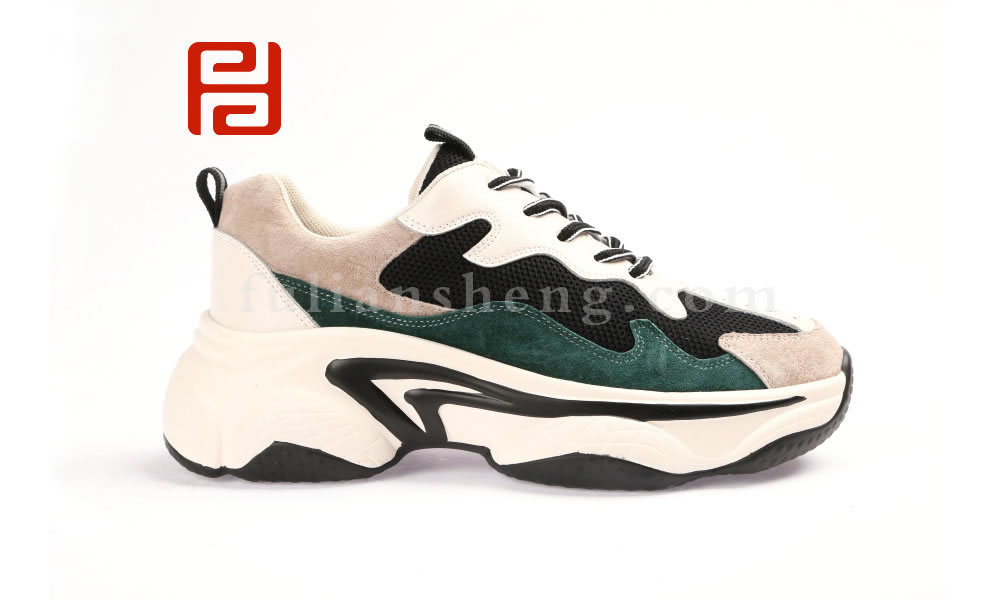 福連升2020春運動休閑厚底老爹鞋老北京布鞋女單鞋圖片