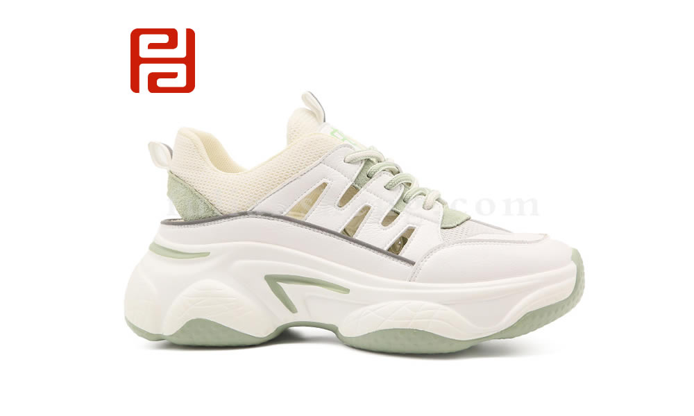 福連升休閑運動女鞋時尚百搭透氣舒適潮鞋老爹鞋圖片