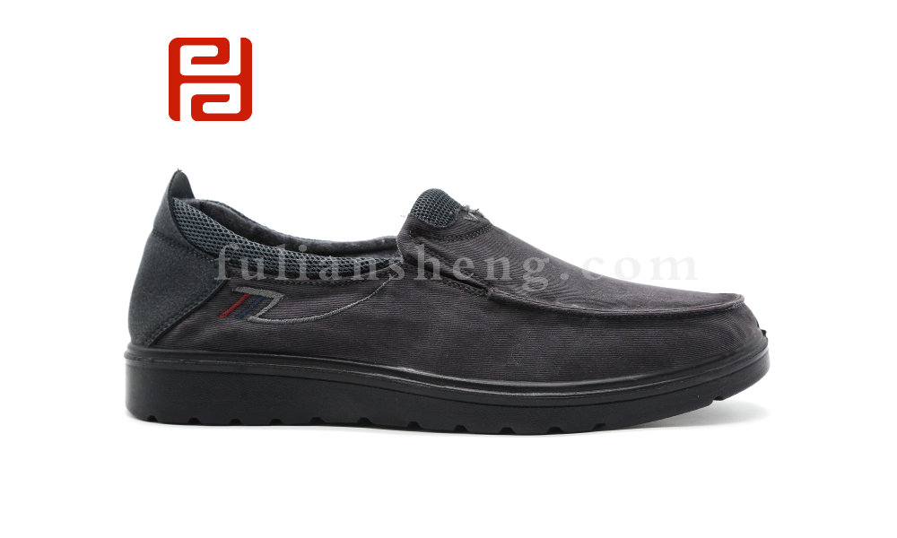 福連升秋季舒適休閑養生鞋一腳蹬男鞋單鞋布鞋FJA-14161073