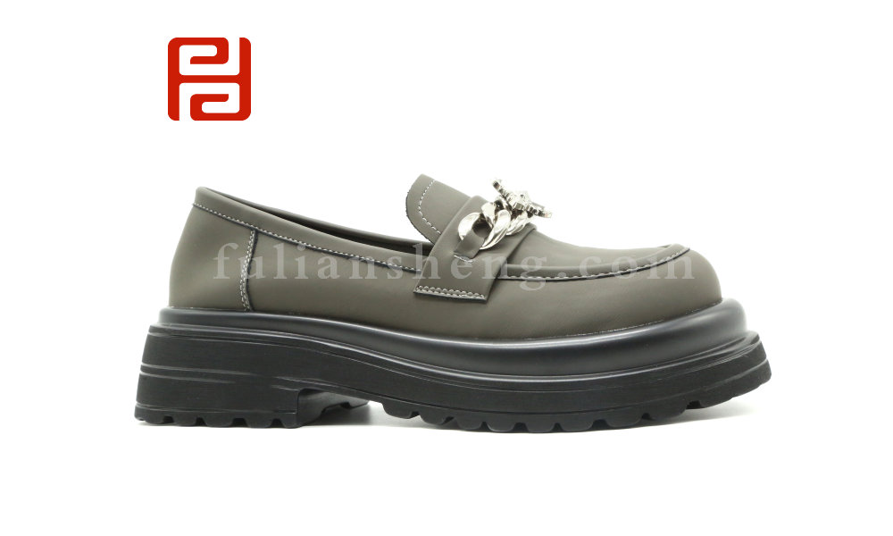 福連升春秋女鞋甜辣時尚增高樂福鞋單鞋