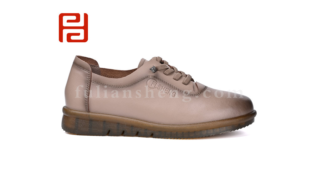 福連升春秋單鞋軟底小皮鞋牛筋底舒適女鞋