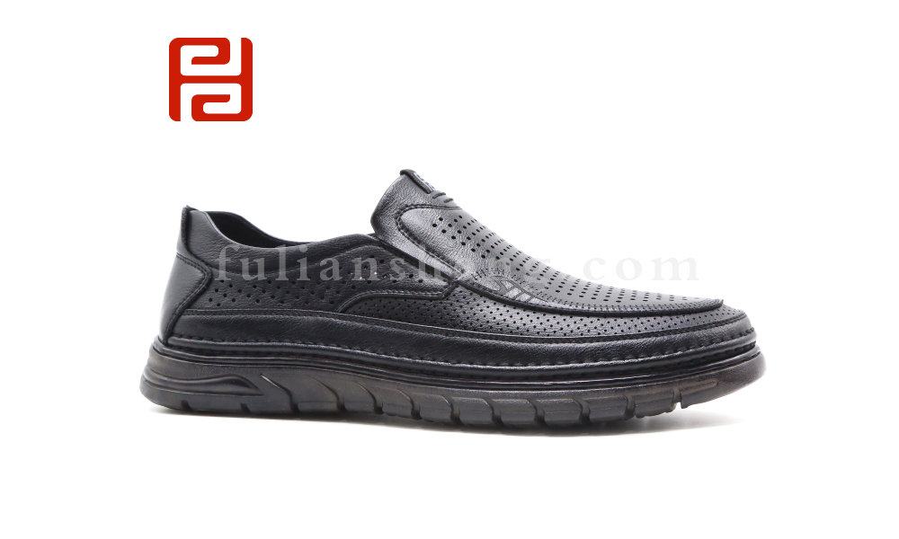 福連升夏季男鞋輕松工作商務鞋輕軟透氣休閑男鞋