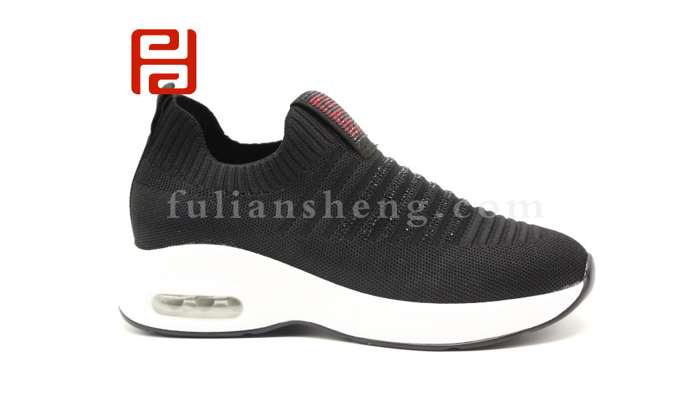 福連升休閑鞋女廣場舞鞋軟底舒適飛織透氣運動舞蹈鞋圖片