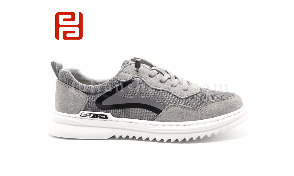 福連升休閑鞋男鞋夏季透氣網面時尚拼色板鞋老爹鞋圖片