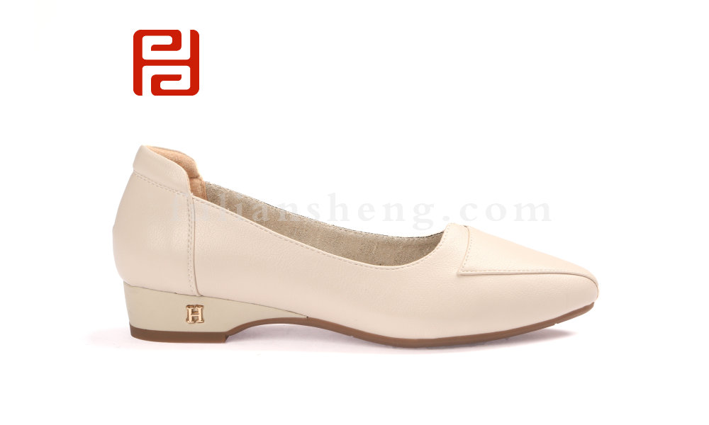 福連升休閑商務女鞋防水布鞋坡跟軟底工裝鞋20春(圖3)