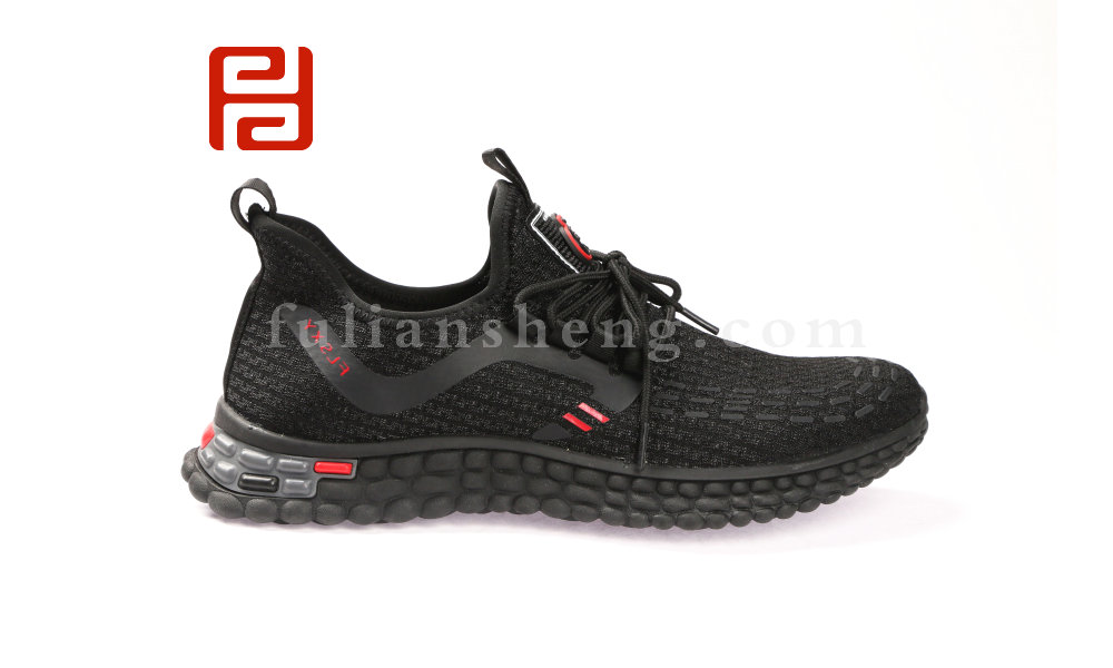 福連升春款男士透氣輕便防滑運(yùn)動(dòng)鞋棉麻內(nèi)里(圖2)