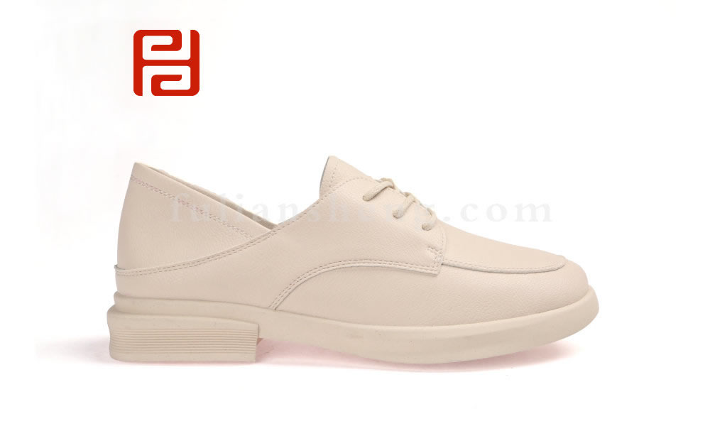 福連升春款女士系帶休閑時尚通勤棉麻老北京布鞋(圖1)