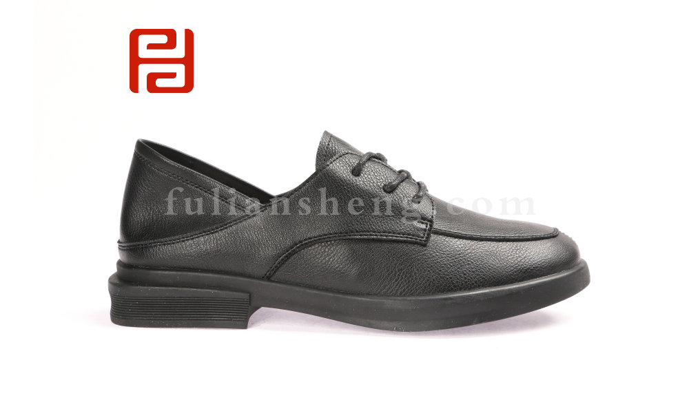 福連升春款女士系帶休閑時尚通勤棉麻老北京布鞋(圖2)