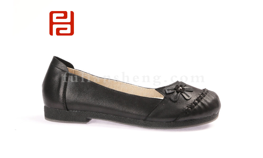 福連升平跟舒適淺口休閑女鞋 輕便老北京布鞋(圖2)