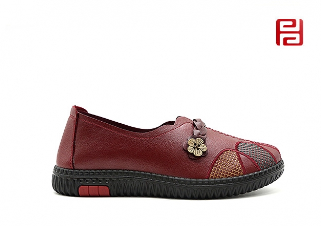 福連升春秋女款單鞋舒適休閑養(yǎng)生鞋輕便女鞋