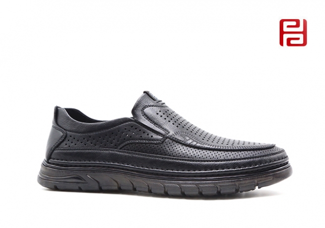 福連升夏季男鞋輕松工作商務鞋輕軟透氣休閑男鞋