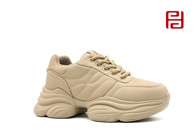 福連升冬季新款運動生活女鞋時尚運動老爹鞋