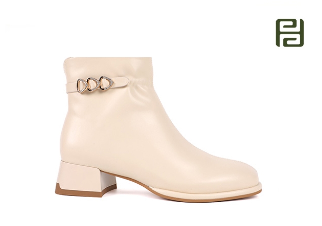 福連升冬季時尚工作商務女鞋短靴