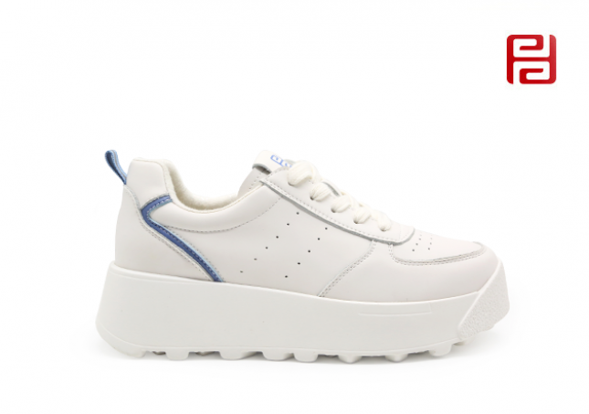 福連升休閑鞋女鞋厚底百搭小白鞋增高新款面包鞋