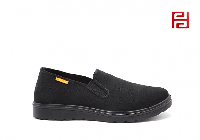 福連升老北京布鞋男鞋傳統沖服呢平跟軟底套腳鞋子