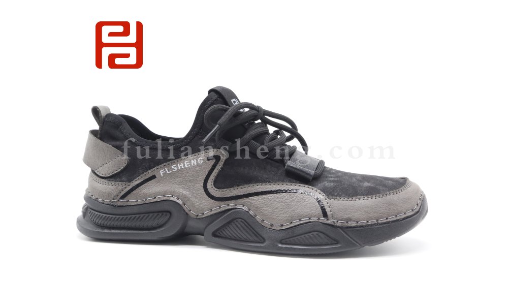 福連升春季新款休閑運動旅游鞋戶外漫步鞋拼色男鞋